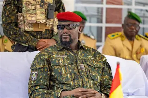 Le président Mamadi Doumbouya