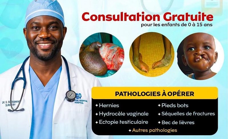 Santé infantile MTN Bénin et le CNHU-HKM offrent des chirurgies gratuites aux enfants à Comè