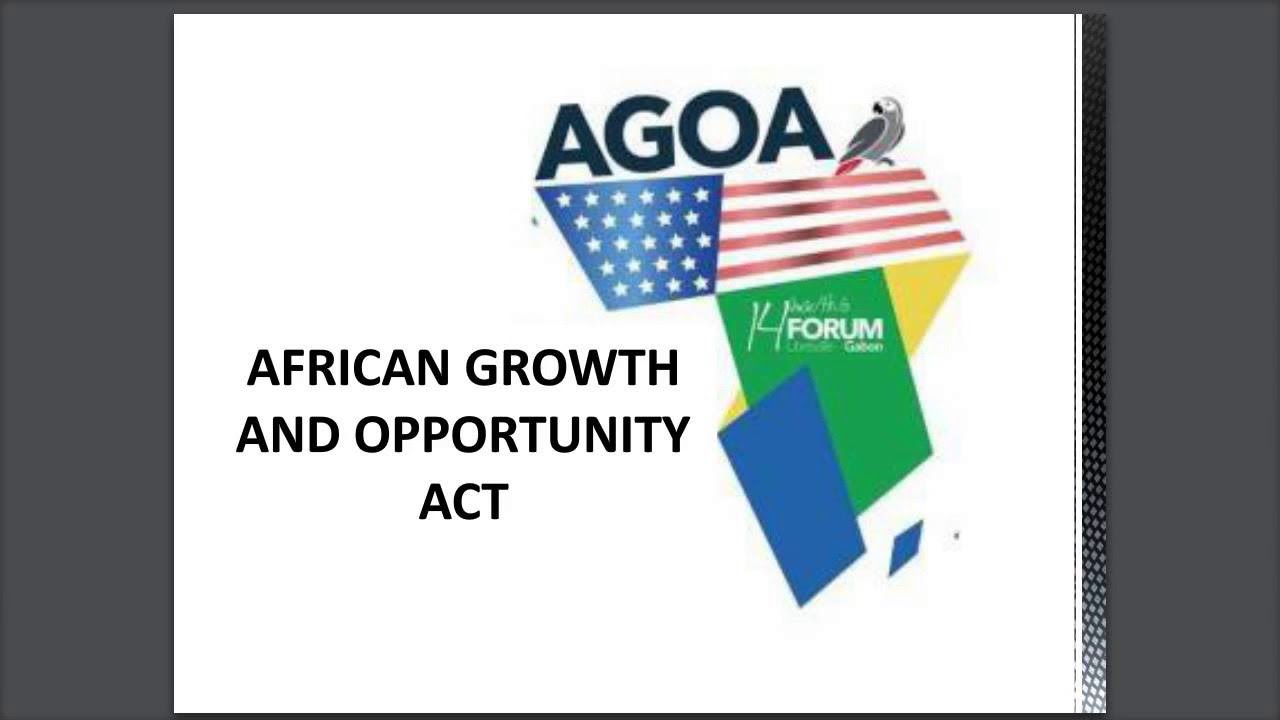 AGOA : L’Afrique veut redéfinir son partenariat commercial avec les États-Unis
